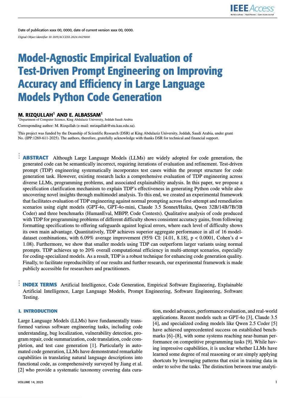 IEEE Access Publication